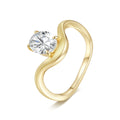 Italian Brushed Luxury Heart Moissanite Bracelet in 14K Gold Plated 925 Silver | Moisse & Silver Co. | #33 - Moisse & Silver Co.