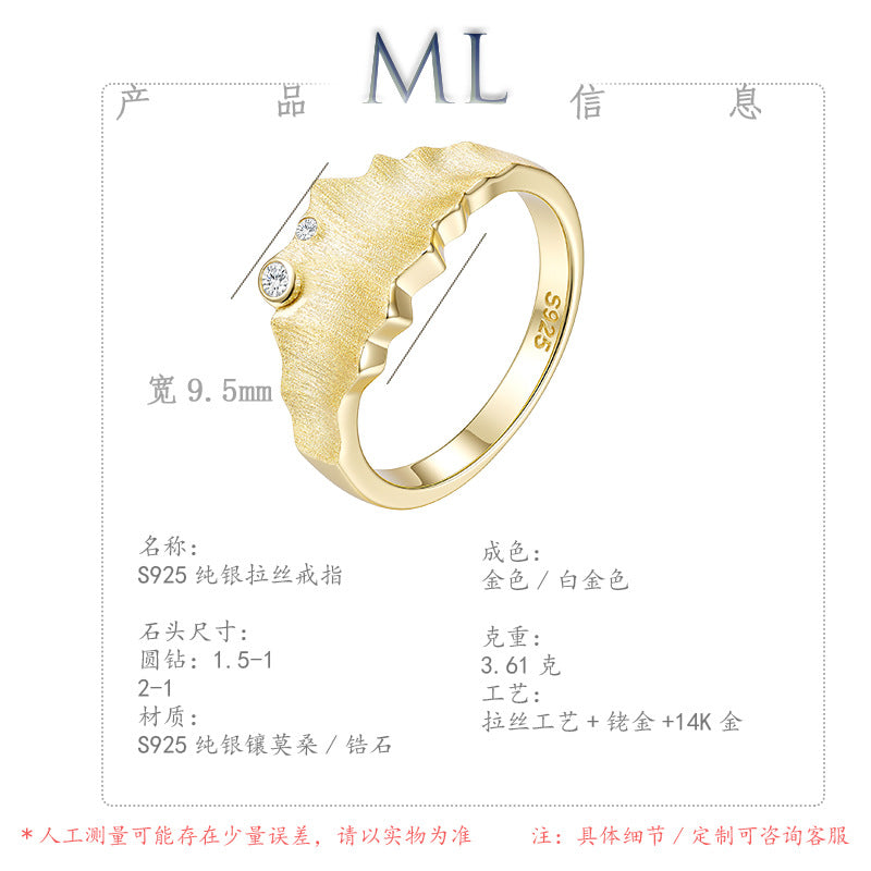 Artisan Crafted Moissanite Bracelet in 14K Gold Plated 925 Silver | Moisse & Silver Co. | #87 - Moisse & Silver Co.