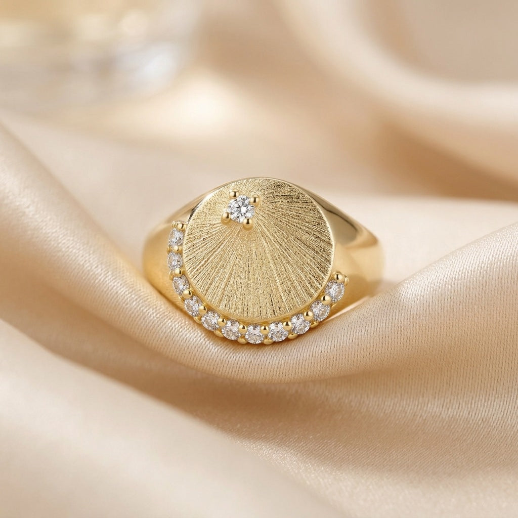 Minimalist Luxury Moissanite Necklace in 14K Gold Plated 925 Silver | Moisse & Silver Co. | #40 - Moisse & Silver Co.