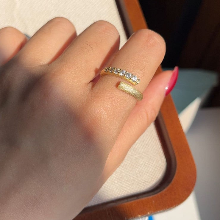 Italian Brushed Moissanite Necklace in 14K Gold Plated 925 Silver | Moisse & Silver Co. | #12 - Moisse & Silver Co.