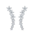 Chic 925 Sterling Silver Long Hook Earrings - Luxury Boutique Design - Moisse & Silver Co.