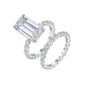 Vintage Style Moissanite Statement Ring - S925 Stackable Luxury - Moisse & Silver Co.