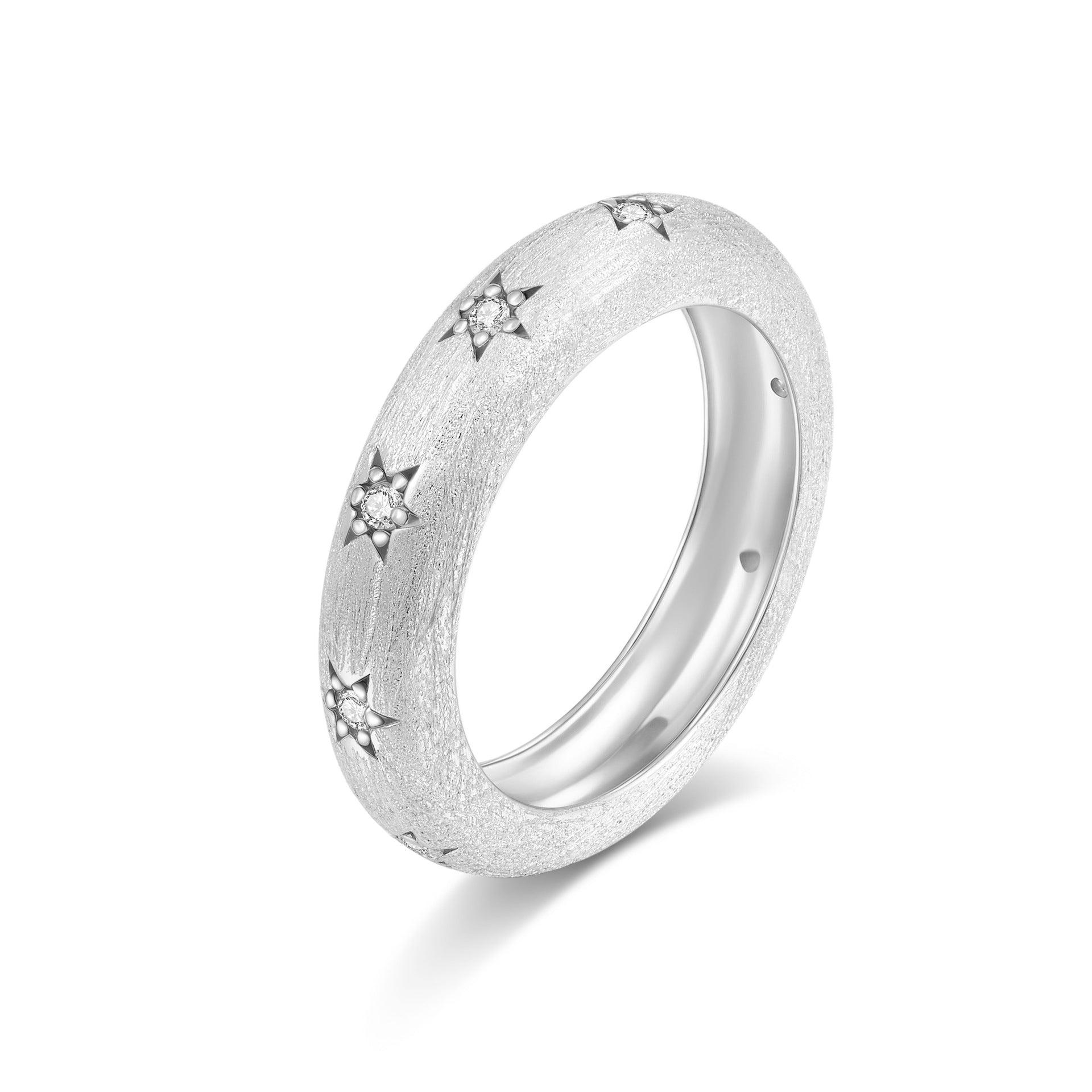 Italian Brushed Moissanite Bracelet in 14K Gold Plated 925 Silver | Moisse & Silver Co. | #69 - Moisse & Silver Co.