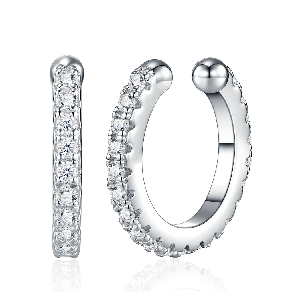 C-Shape Ear Bone Clip Set - S925 Silver Non-Piercing Earrings - Moisse & Silver Co.