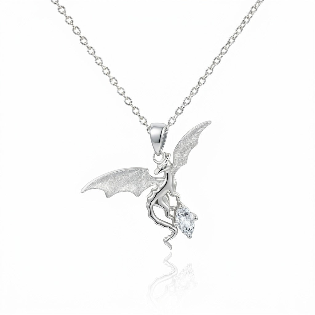 Italian Brushed Luxury Moissanite Necklace in 14K Gold Plated 925 Silver | Moisse & Silver Co. | #93 - Moisse & Silver Co.