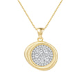 Artisan Crafted Moissanite Necklace in 14K Gold Plated 925 Silver | Moisse & Silver Co. | #70 - Moisse & Silver Co.