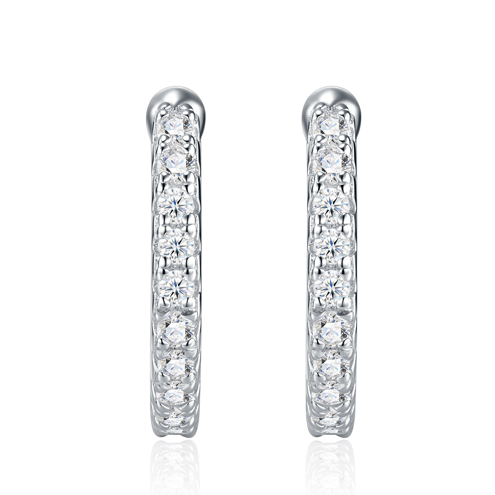 C-Shape Ear Bone Clip Set - S925 Silver Non-Piercing Earrings - Moisse & Silver Co.