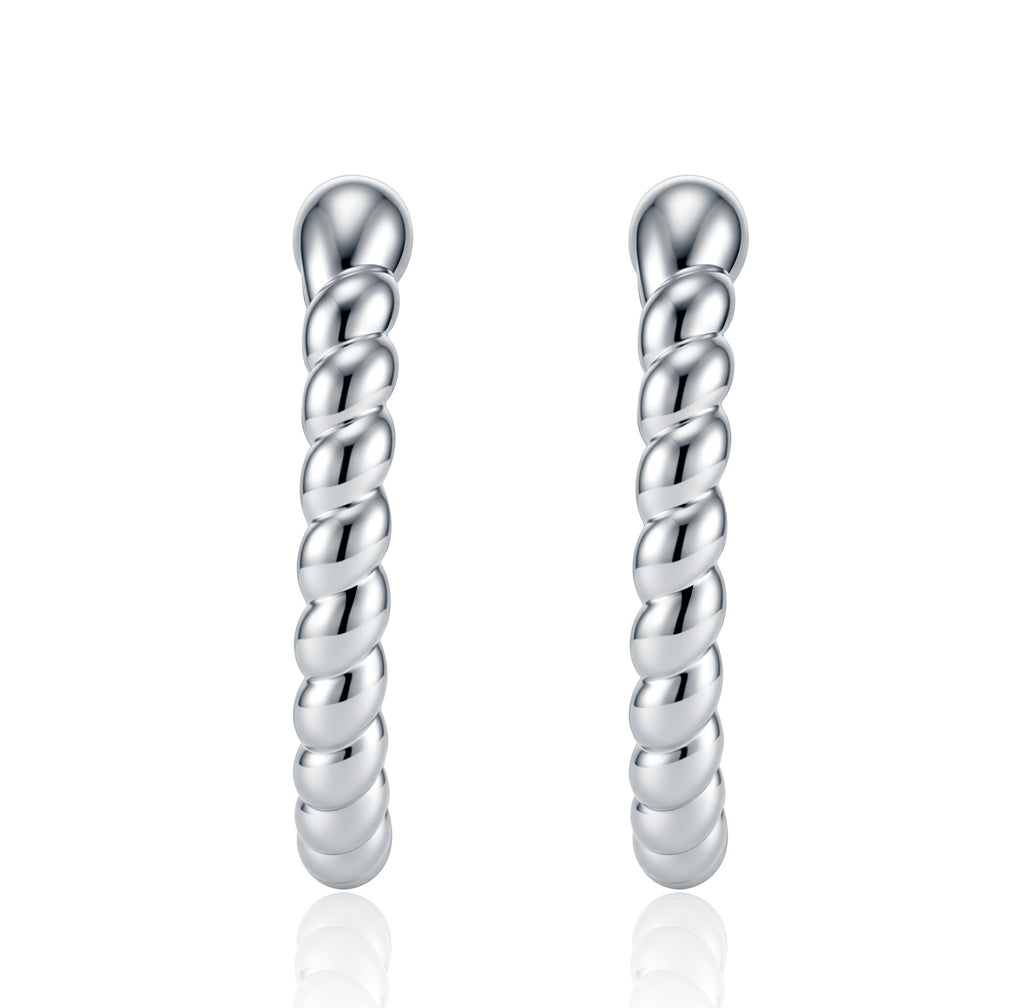 C-Shape Ear Bone Clip Set - S925 Silver Non-Piercing Earrings - Moisse & Silver Co.