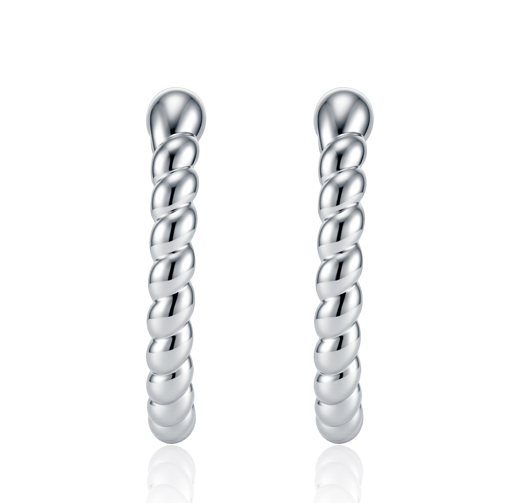 C-Shape Ear Bone Clip Set - S925 Silver Non-Piercing Earrings - Moisse & Silver Co.