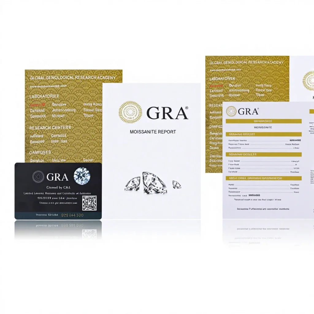 Italian Brushed Vintage Minimalist Luxury Round Brilliant Moissanite Earrings in 14K Gold Plated 925 Silver | Moisse & Silver Co. | #66