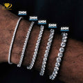 Luxurious Moissanite Tennis Bracelet - 4mm D Color S925 - Moisse & Silver Co.