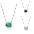 Oval Cut Color Moissanite Necklace - 2 Carat S925 - Moisse & Silver Co.