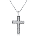 Spiritual Moissanite Cross Pendant Necklace - D Color S925 - Moisse & Silver Co.
