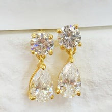 Luxury VVS1 Moissanite Huggie Hoops - Full Paved - Moisse & Silver Co.