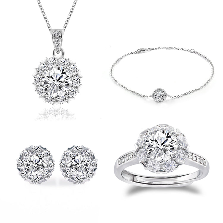 Dazzling Moissanite Anniversary Set - Sparkling S925 - Moisse & Silver Co.
