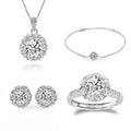 Dazzling Moissanite Anniversary Set - Sparkling S925 - Moisse & Silver Co.