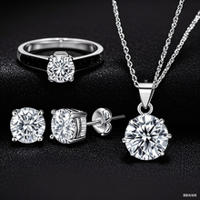 Asscher Cut Moissanite Bridal Set - Luxury 3-Piece S925 - Moisse & Silver Co.