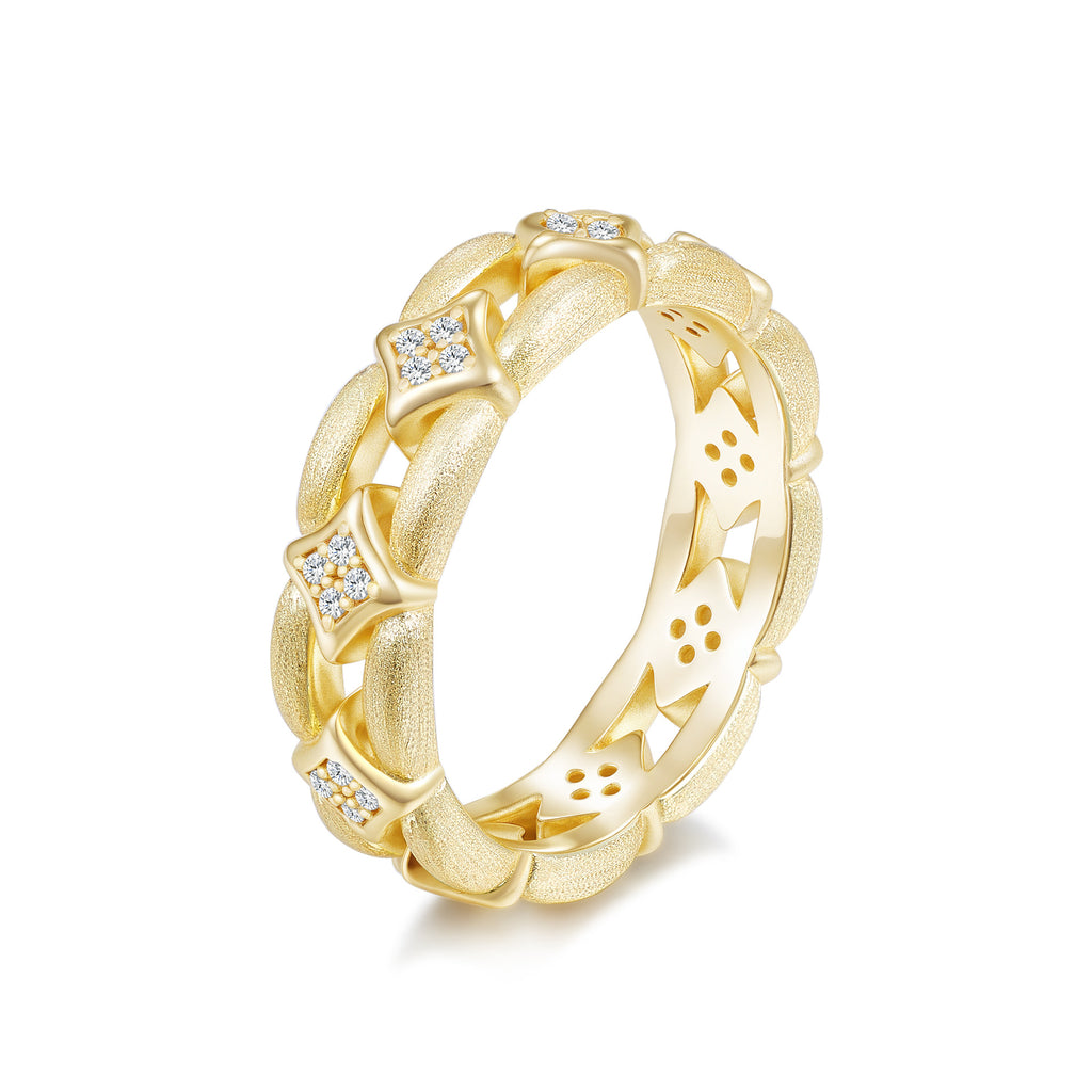 Italian Brushed Minimalist Luxury Pear Cut Moissanite Bracelet in 14K Gold Plated 925 Silver | Moisse & Silver Co. | #34 - Moisse & Silver Co.