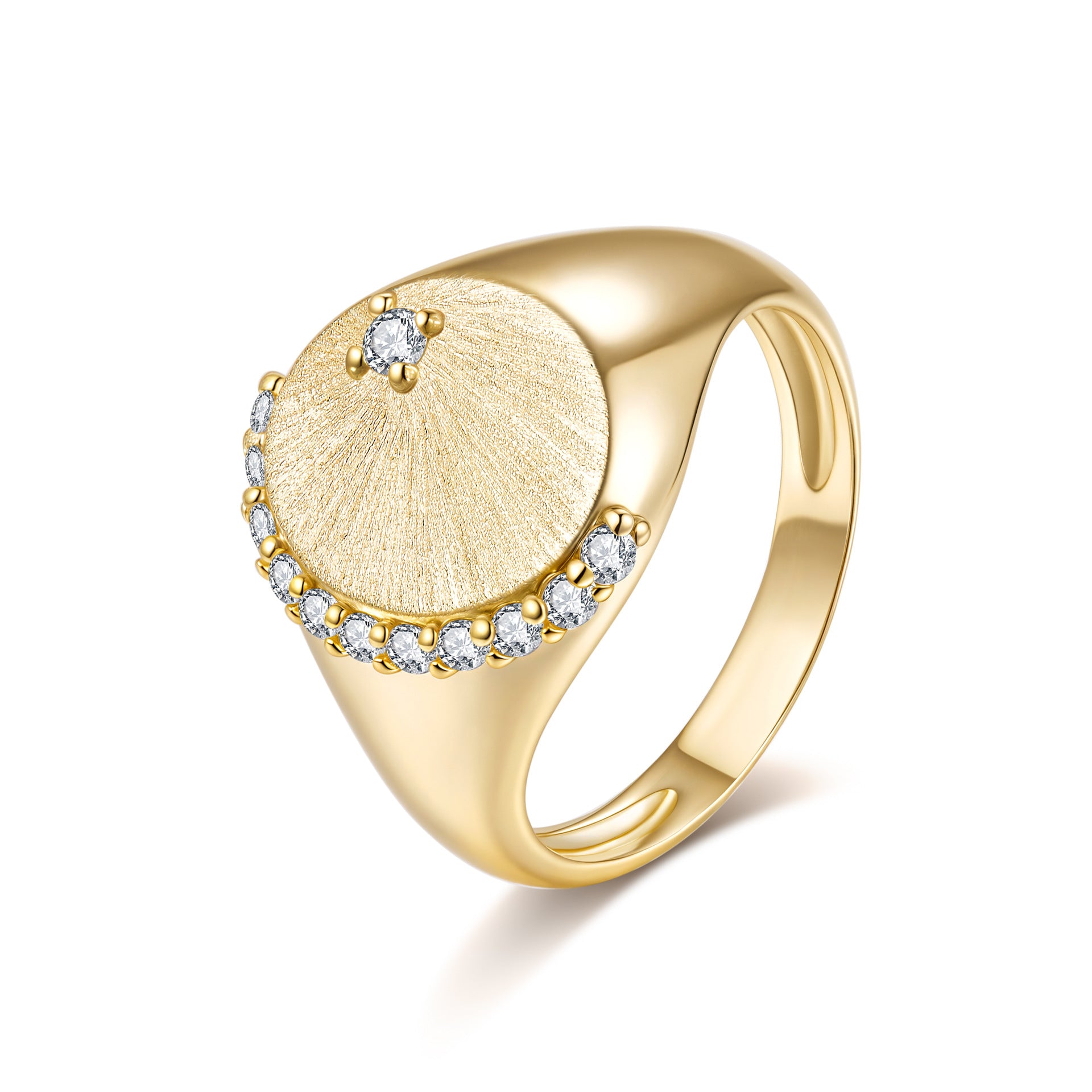 Minimalist Luxury Moissanite Necklace in 14K Gold Plated 925 Silver | Moisse & Silver Co. | #40 - Moisse & Silver Co.